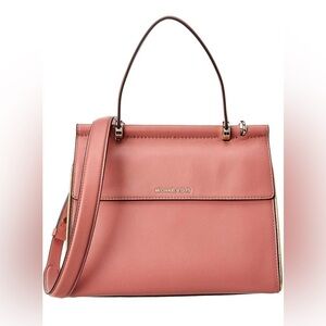 Michael Kors Rose Pink Jasmine Satchel Bag Purse